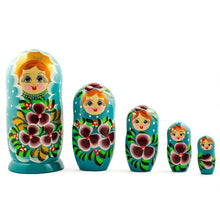 Load image into Gallery viewer, Set of 5 Alla Nesting Dolls  7 Inches