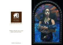 Load image into Gallery viewer, 'NEBULA' S. Ross Browne Greeting Card: 5x7 Frame Ready