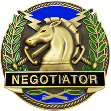 Load image into Gallery viewer, GL14-001 NYPD DETECTIVE New York City Police Negotiator Challenge Coin THIN BLUE LINE