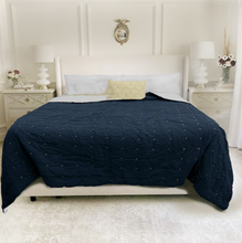 Load image into Gallery viewer, Handmade Linen Quilt Set - King, Queen, Twin - with Shams
