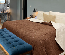 Load image into Gallery viewer, Handmade Linen Quilt Set - King, Queen, Twin - with Shams