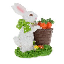 Load image into Gallery viewer, Bunny with Easter Basket Full of Carrots 3 Inches