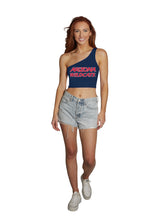 Load image into Gallery viewer, University of Arizona Navy One Shoulder Top