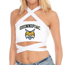 Load image into Gallery viewer, Quinnipiac White Multi Way Bandeau Top
