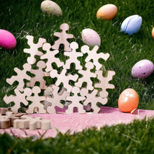 Load image into Gallery viewer, 32 Pcs Wooden Little Balancing People Stacking Set