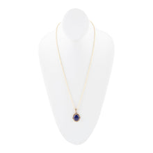Load image into Gallery viewer, Nova Blue Lapis Pendant and Golden Necklace