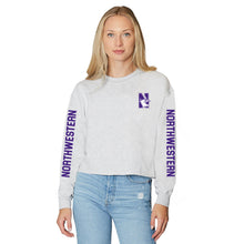 Load image into Gallery viewer, Northwestern Wildcats Varsity Gray Crewneck