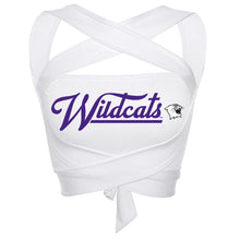 Load image into Gallery viewer, Northwestern Wildcats White Multi Way Bandeau Top