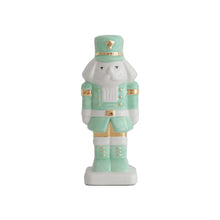 Load image into Gallery viewer, Sea Glass Nutcracker with 22K Gold Accents