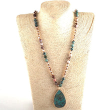 Load image into Gallery viewer, Glamorous Ocean Jasper Strength &amp; Detox Necklace