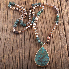 Load image into Gallery viewer, Glamorous Ocean Jasper Strength &amp; Detox Necklace