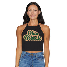 Load image into Gallery viewer, Ohio Bobcats Black Halter Top