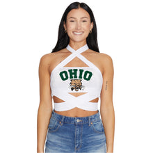 Load image into Gallery viewer, Ohio Bobcats White Multi Way Bandeau Top