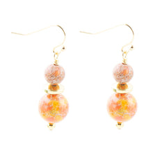 Load image into Gallery viewer, Orange Jasper Drop Earrings