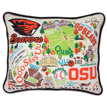 Load image into Gallery viewer, Oregon State University Collegiate Embroidered Pillow by CatStudio