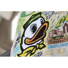 Load image into Gallery viewer, Oregon, University of Collegiate Embroidered Pillow by CatStudio