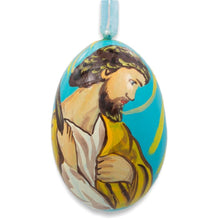 Load image into Gallery viewer, Joseph Shepherd Wooden Christmas Ornament 3 Inches