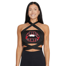 Load image into Gallery viewer, Ohio State OSU Buckeyes Black Multi Way Bandeau Top