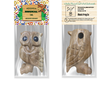 Load image into Gallery viewer, 4" Wooden Musical Whistle Owl Instrument