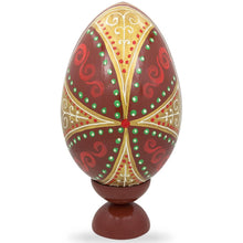 Load image into Gallery viewer, Virgin Mary in Mangle Nativity Scene Wooden Egg Figurine 7.25 Inches