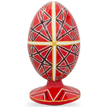 Load image into Gallery viewer, Virgin Mary, Joseph and Baby Jesus Wooden Egg Nativity Figurine 4.75 Inches