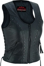 Load image into Gallery viewer, Women's Lightweight Vest with Rivets Detailing