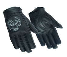 Load image into Gallery viewer, Reflective Skull Short Glove