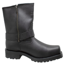 Load image into Gallery viewer, Strikewalk Men's leather motorcycle boots - Black