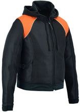 Load image into Gallery viewer, Women's Mesh 3-in-1 Riding Jacket (Black/Orange)