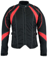 Load image into Gallery viewer, Women's Embroidered Crown Riding Jacket - Red