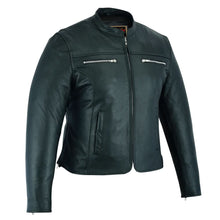 Load image into Gallery viewer, Road Queen Women's Black Leather Biker Jacket