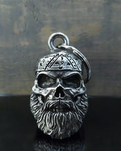 Load image into Gallery viewer, BB-96 Old School Biker Skull Bell