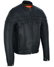 Load image into Gallery viewer, Speedster Black Men's Leather Motorcycle Jacket