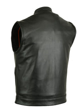 Load image into Gallery viewer, Renegade Classics Pick Black Motorcycle Vest with Smart Access Pockets