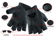 Load image into Gallery viewer, Women's Tough Perforated Fingerless Glove