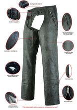 Load image into Gallery viewer, Unisex Double Deep Pocket Thermal Lined Chaps - GRAY