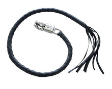 Load image into Gallery viewer, GBW21 Leather Biker Whip - Black