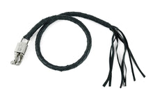 Load image into Gallery viewer, GBW21 Leather Biker Whip - Black