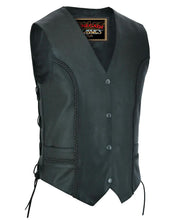 Load image into Gallery viewer, Enchantia Women's leather motorcycle vest