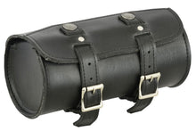 Load image into Gallery viewer, Premium Small Leather Round Tool Bag