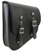 Load image into Gallery viewer, Left Side Synthetic Leather Swing Arm Bag W/ Buffalo Snaps