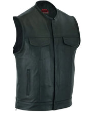 Load image into Gallery viewer, Eclipse Black Motorcycle Vest - Hidden Smart Access Pockets &amp; Durable Lining