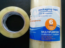 Load image into Gallery viewer, Tache 40 Rolls Clear Acrylic Sealing Packing Tape 1.89 Inches x 110 Yard x 1.89 Mil (SPTAPE-189110) Upgraded