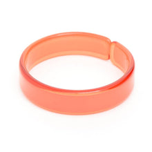 Load image into Gallery viewer, Acrylic Resin Stacking Bangle Bracelet ORANGE