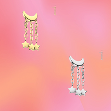 Load image into Gallery viewer, Dangle Stars Flat Back