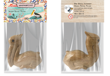 Load image into Gallery viewer, Wooden Whistle Musical Pelican Percussion Instrument