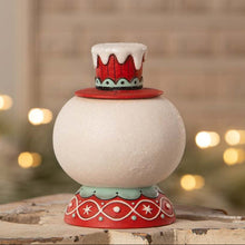 Load image into Gallery viewer, Peppermint Snow Beau Container by Johanna Parker for Bethany Lowe Designs