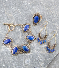 Load image into Gallery viewer, Phantom Lapis Toggle Bracelet