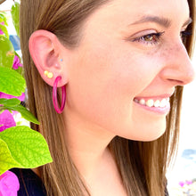 Load image into Gallery viewer, Pink Mauve &amp; Aqua Moonglow Tiny Earrings Set