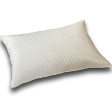 Load image into Gallery viewer, DaDa Bedding Dreamy Soft Velvet Ivory White Velour Quilted King Pillow Sham,  20” x 36” (JHW861)